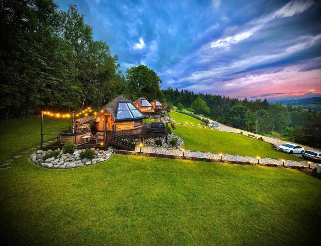 Osada Poli Koniakow - Panoramiczny Domek Nr 5 Z Prywatna Balia I Hydromasazem Экстерьер фото